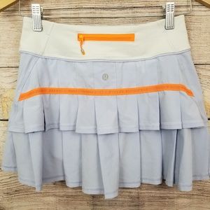 Lululemon Pace Setter Skirt Skort blue size 2